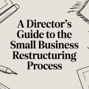 small business restructuring process planning guide
